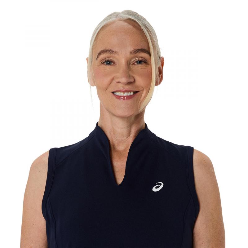 Asics Court Singlet Dame Navy