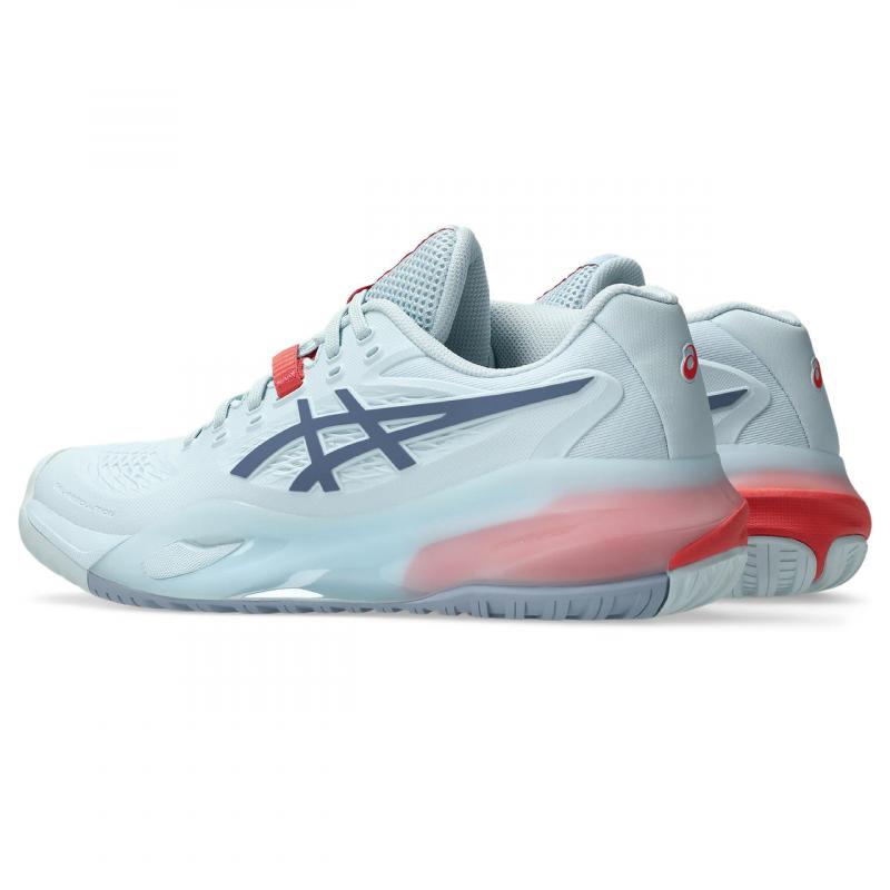 Asics Gel-Resolution X Allcourt Tennissko Dame lys blå - Bilde 4