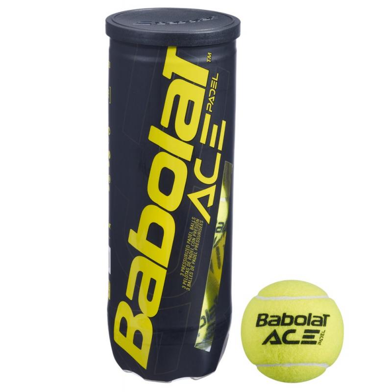Babolat Ace Padelball 3pk sort