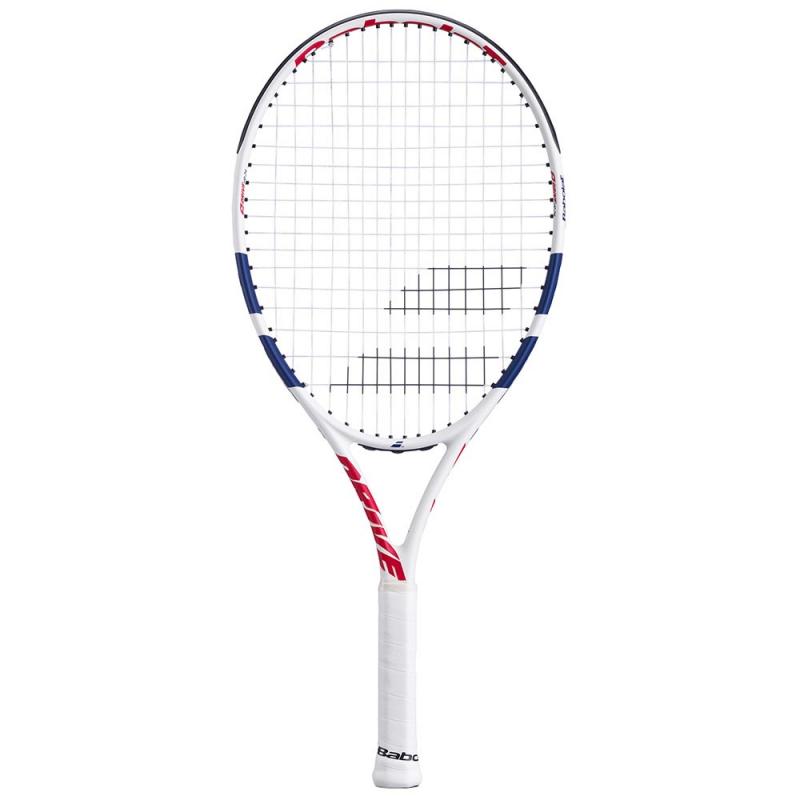 Babolat Drive JR 24 inch tennisrackert til Barn hvit/blå/rød