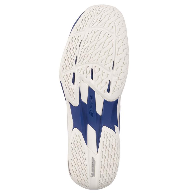 Babolat Jet Mach 4 Allcourt Herre Cream/Dark Blue - Bilde 2