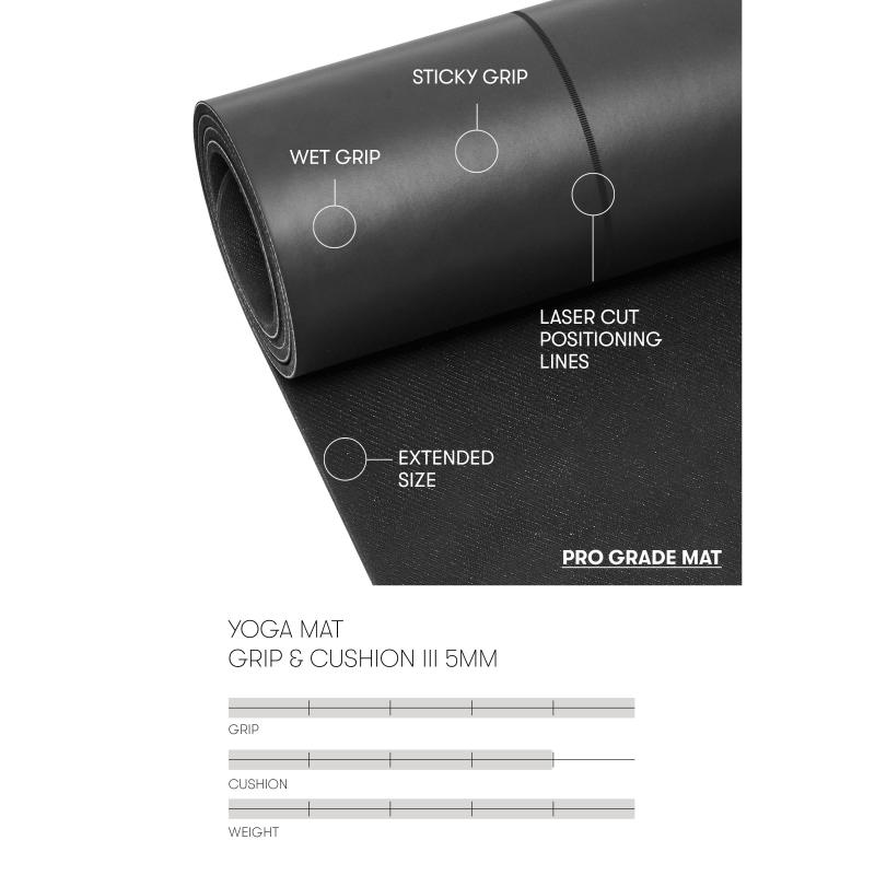 Casall Casall Yoga mat Grip&Cushion III 5mm 53104 Vinderen Sport 5