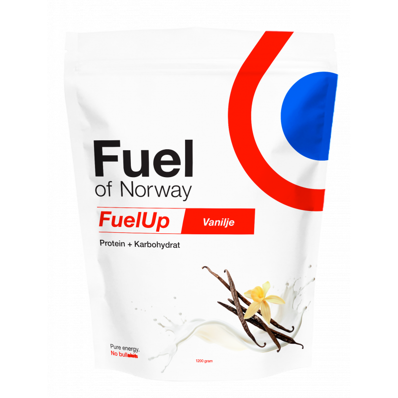 Fuel of Norway FuelUp protein vanilje 1,2kg 6001 Vinderen Sport 1