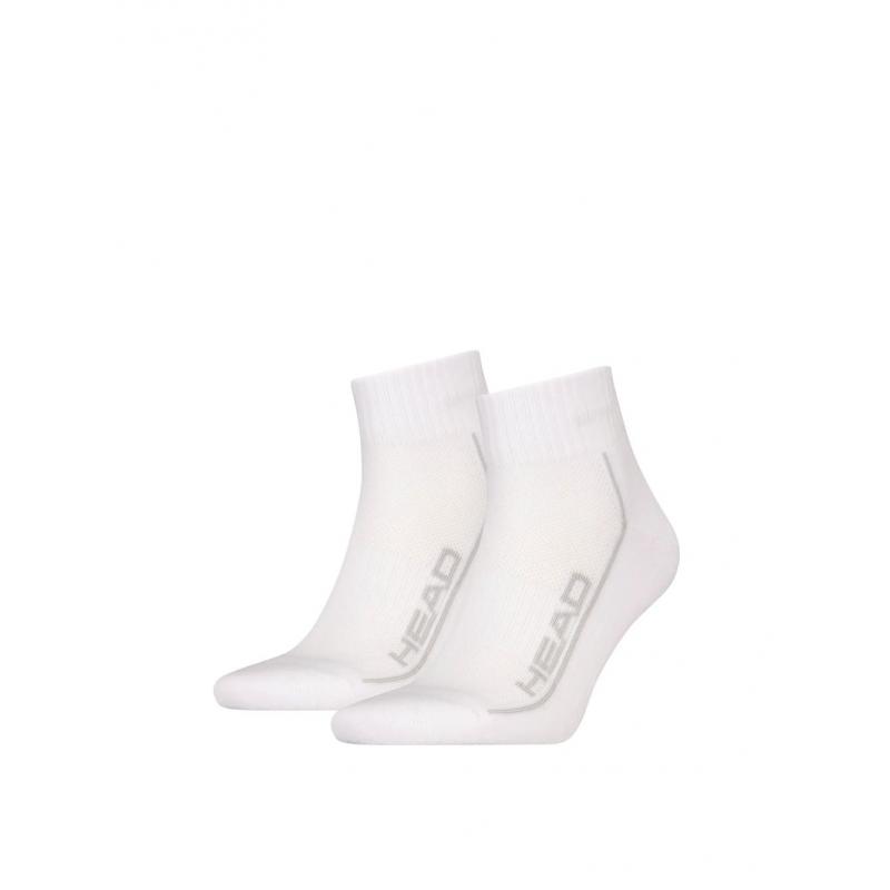 Head All Sports Tennissokk halvhøy 2pk lengde Hvit