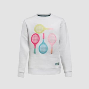 KokoRebel Sweatshirt Fleece Barn Hvit
