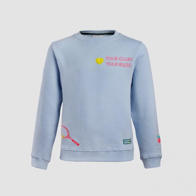 KokoRebel Sweatshirt Fleece Barn Lys Blå