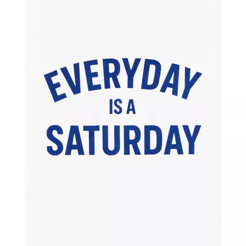 Nibbi Wind Saturday T-Skjorte Hvit - Bilde 3
