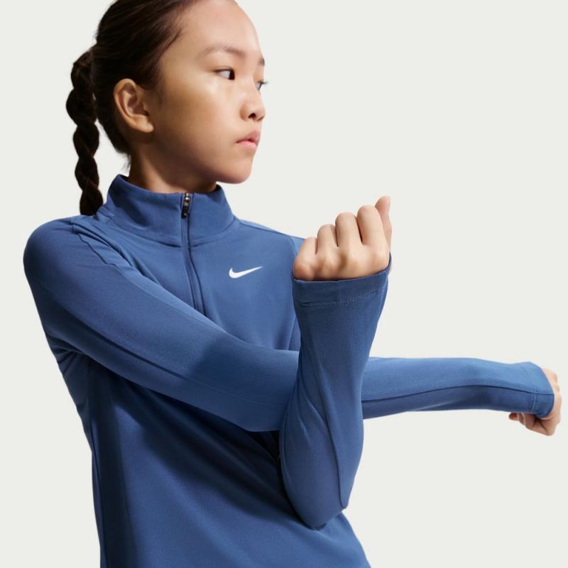 Nike Dri-Fit Langermet Halfzip Genser Jente - Bilde 2