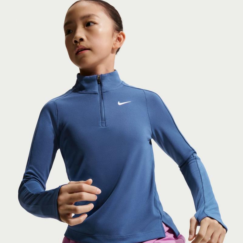 Nike Dri-Fit Langermet Halfzip Genser Jente - Bilde 5