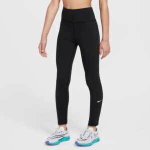 Nike One Dri-Fit Tights Jente Sort