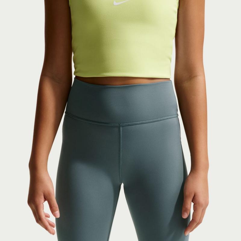 Nike One Dri-Fit Tights Jente Grønn - Bilde 3