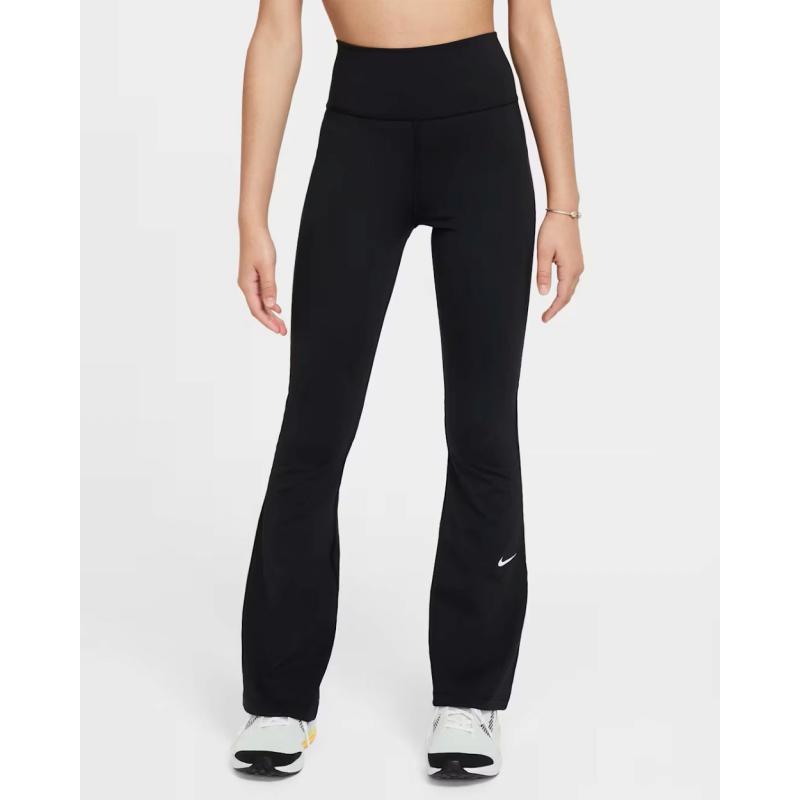 Nike One tight flare, slengbukse svart