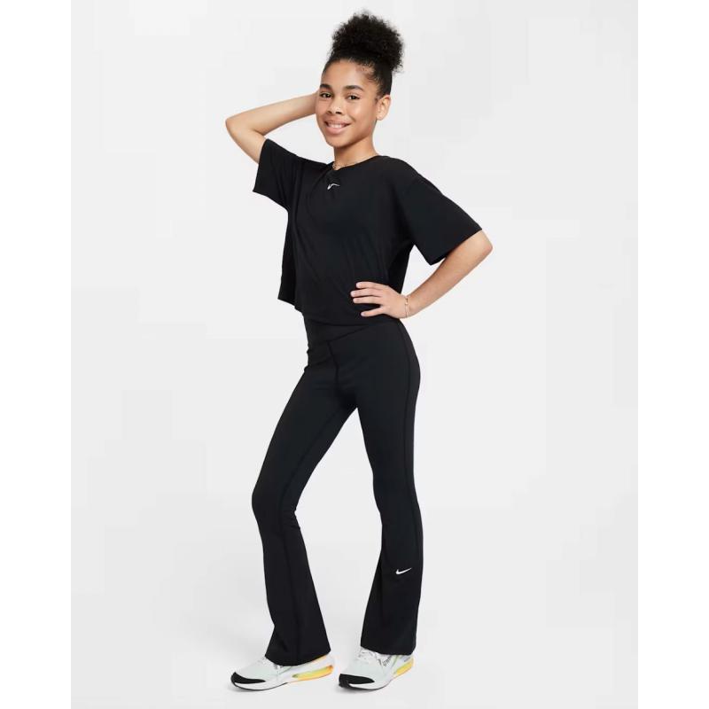 Nike One tight flare, slengbukse svart - Bilde 4