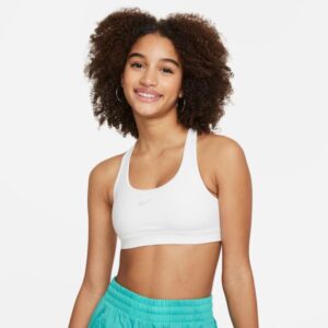 Nike Swoosh Sports-Top Jente Hvit