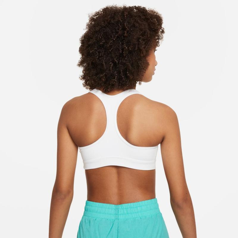 Nike Swoosh Sports-Top Jente Hvit - Bilde 3
