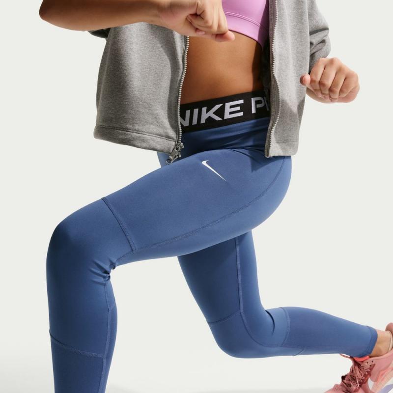 Nike Pro Tights Jente Blå - Bilde 5