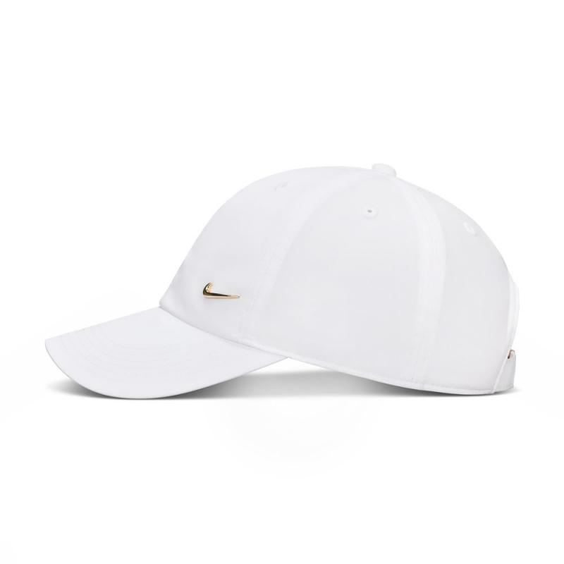 Nike Club Dri-Fit Caps Barn Hvit/Gull