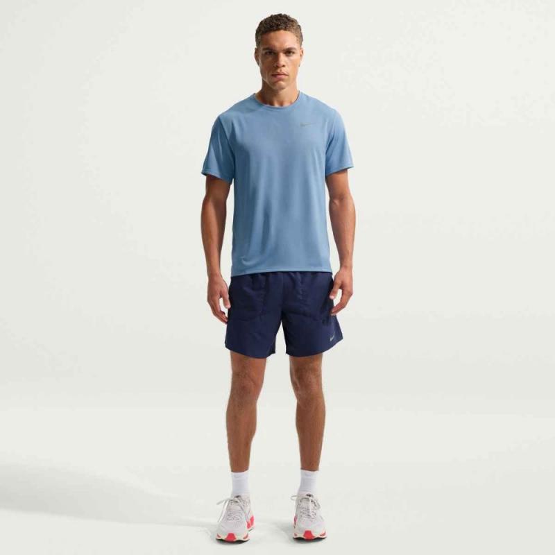 Nike Miler Dri-Fit T-Skjorte Blå