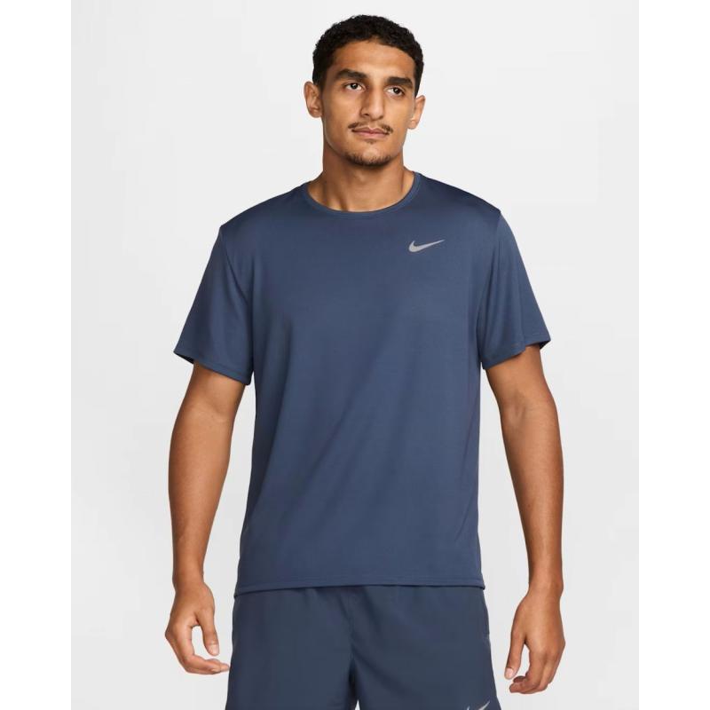 Nike Miler Dri-Fit T-Skjorte Blågrå
