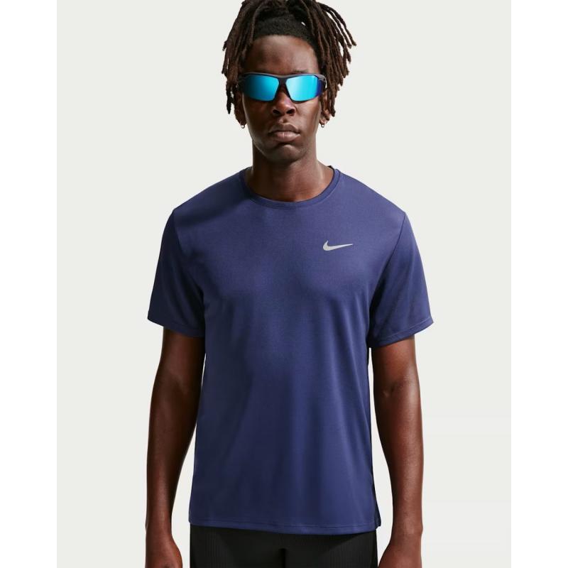 Nike Miler Dri-Fit T-Skjorte Navy - Bilde 3