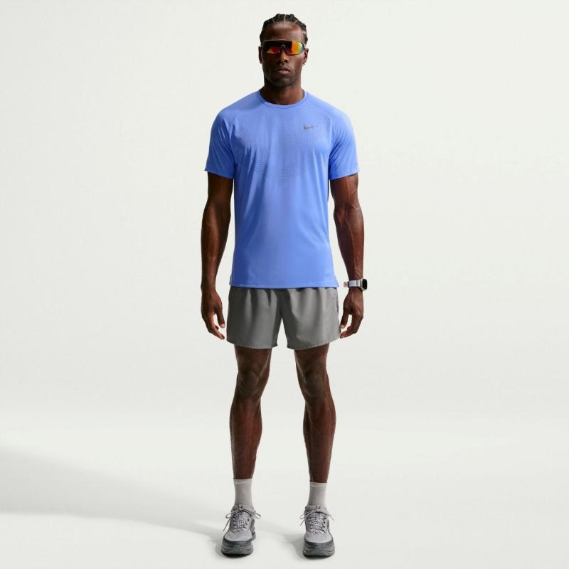 Nike Stride Dri-Fit T-Skjorte Herre Blå - Bilde 2