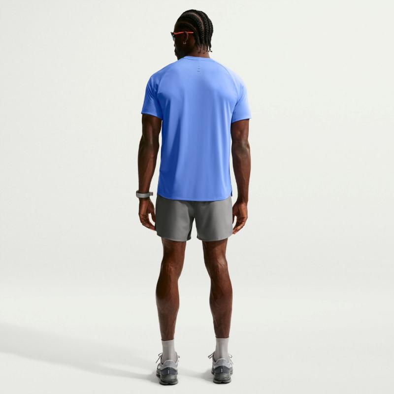 Nike Stride Dri-Fit T-Skjorte Herre Blå - Bilde 3