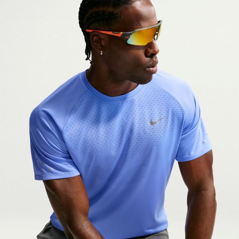 Nike Stride Dri-Fit T-Skjorte Herre Blå - Bilde 5