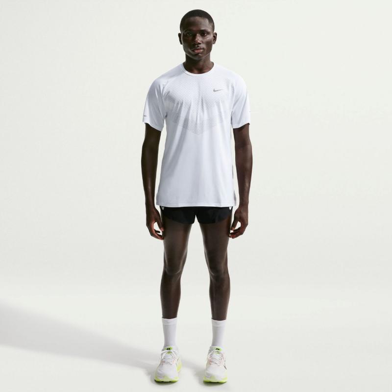 Nike Stride Dri-Fit T-Skjorte Herre Hvit - Bilde 2
