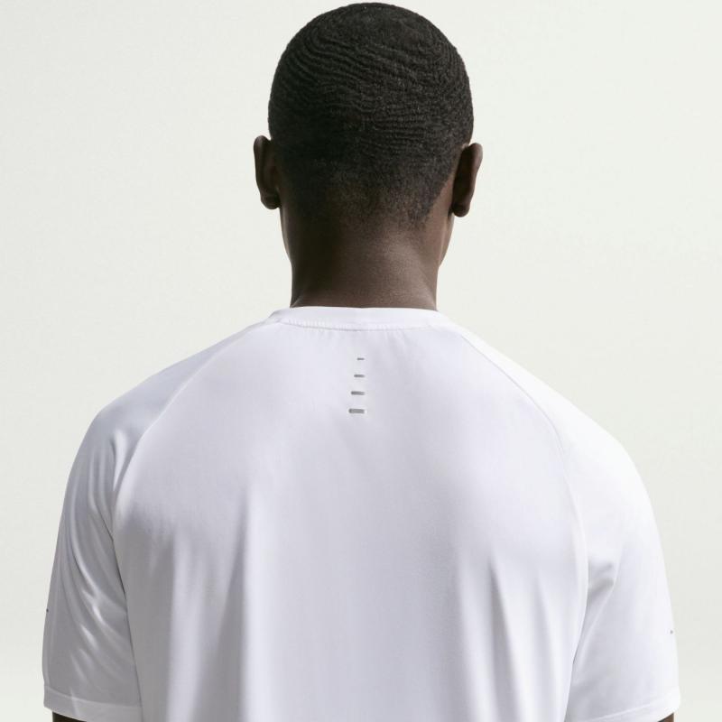 Nike Stride Dri-Fit T-Skjorte Herre Hvit - Bilde 5