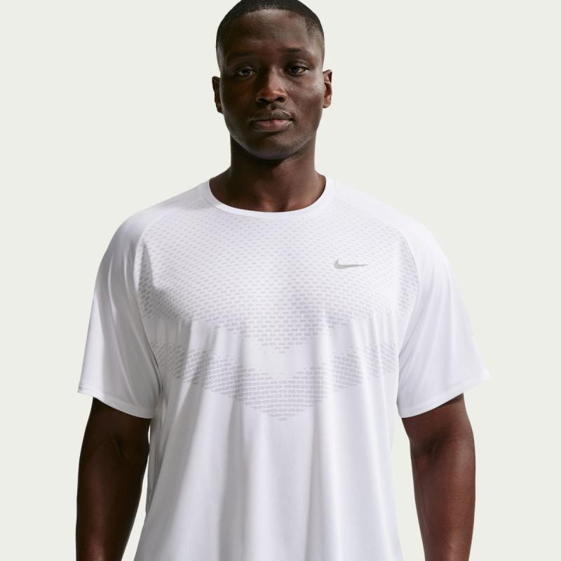 Nike Stride Dri-Fit T-Skjorte Herre Hvit - Bilde 7