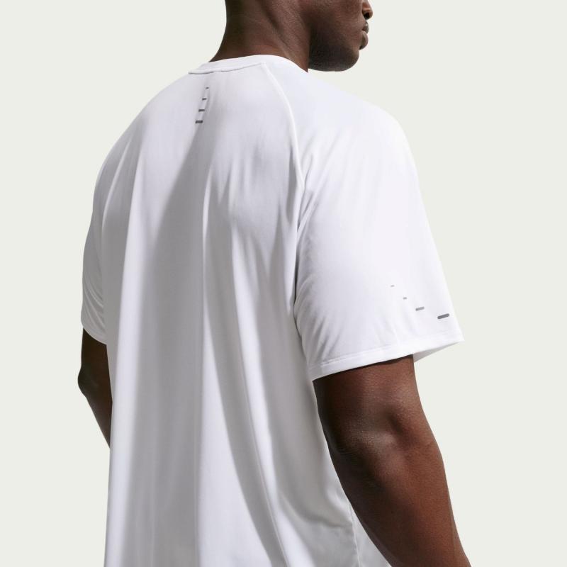 Nike Stride Dri-Fit T-Skjorte Herre Hvit - Bilde 8