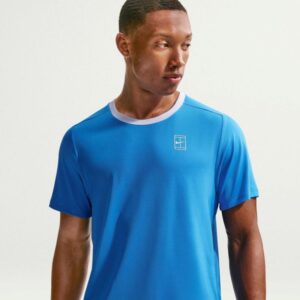 Nike NikeCourt Advantage Dri-Fit T-skjorte Herre Blå