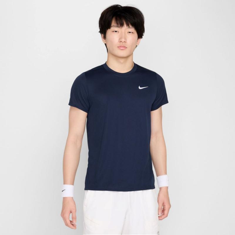 Nike NikeCourt Victory Dri-Fit T-Skjorte Herre Navy