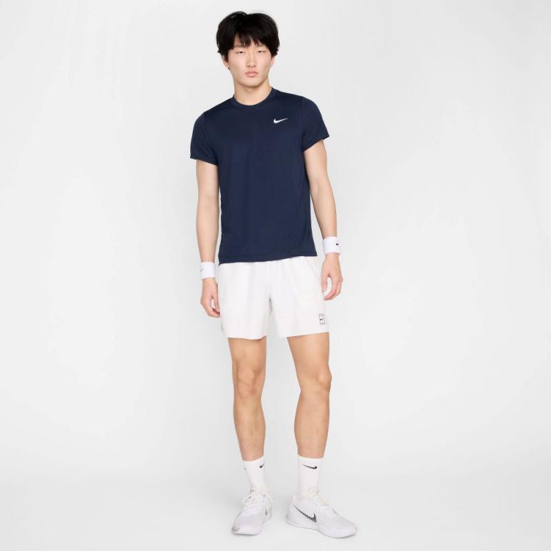 Nike NikeCourt Victory Dri-Fit T-Skjorte Herre Navy - Bilde 4
