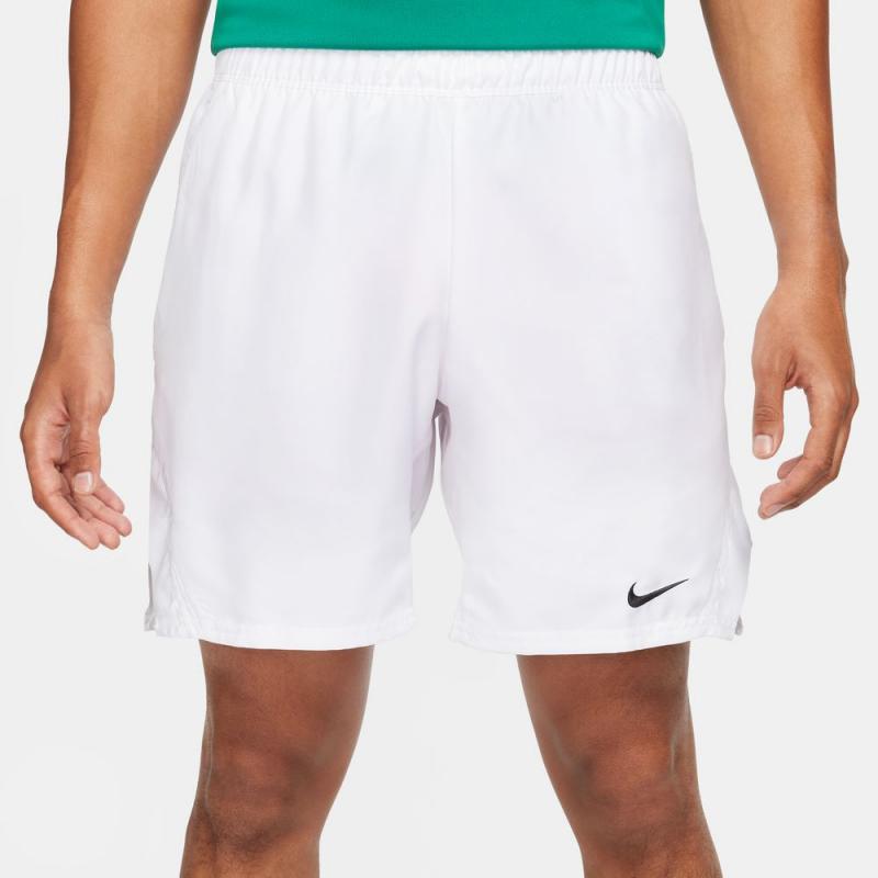 Nike NikeCourt Victory Drifit Tennis Shorts 7 inch Herre Hvit