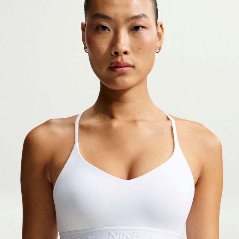 Nike Indy Light Bra Drifit Dame Hvit - Bilde 2