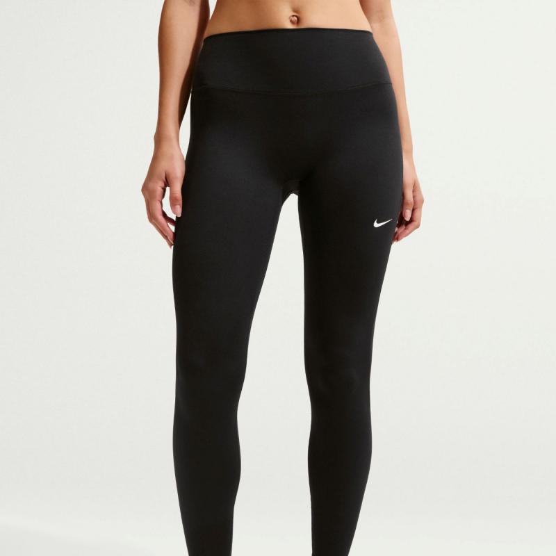 Nike One Dri-Fit Tights 7/8 lengde Høyt liv Sort