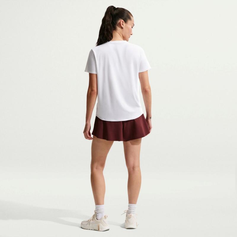 Nike One Classic Dri-Fit T-skjort Dame Hvit - Bilde 3