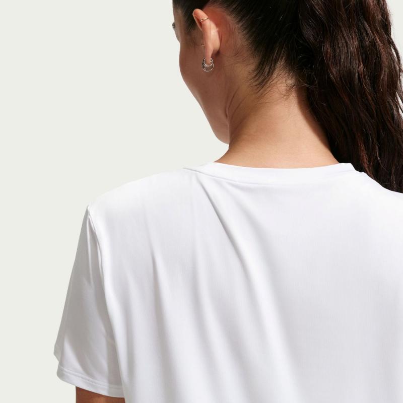 Nike One Classic Dri-Fit T-skjort Dame Hvit - Bilde 4
