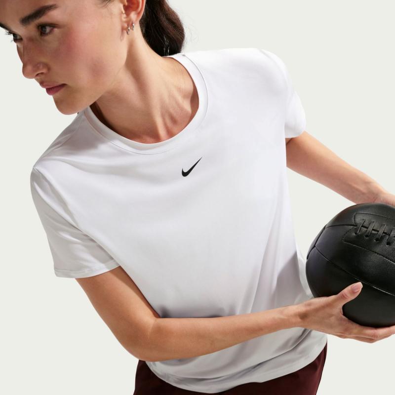 Nike One Classic Dri-Fit T-skjort Dame Hvit - Bilde 5