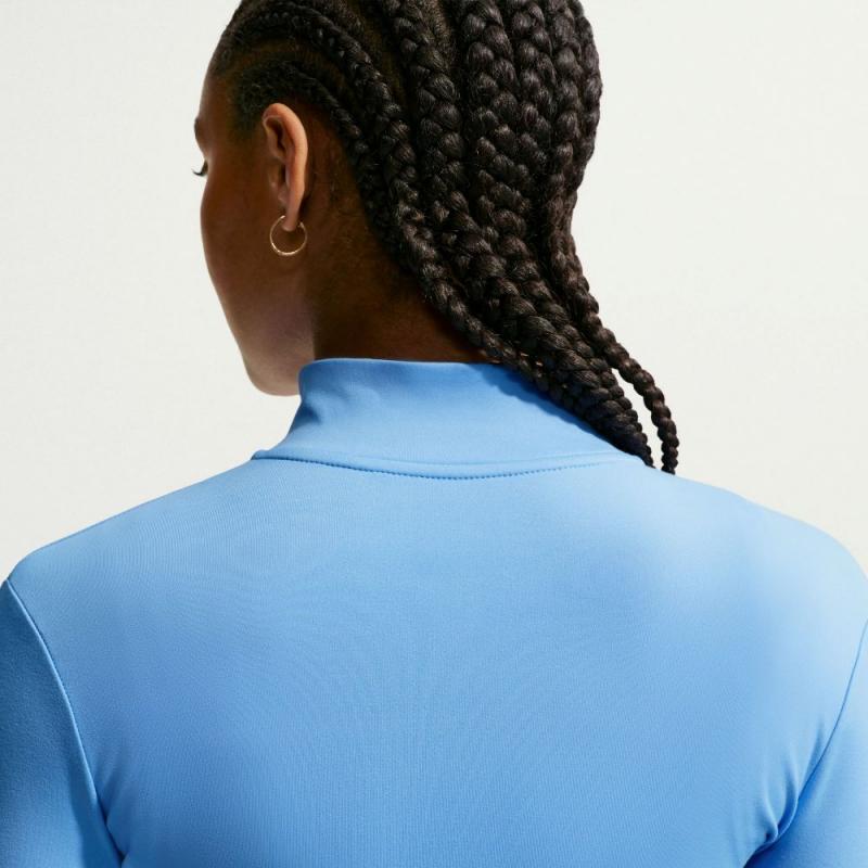 Nike ONE Dri-Fit Jakke Dame Blå - Bilde 2