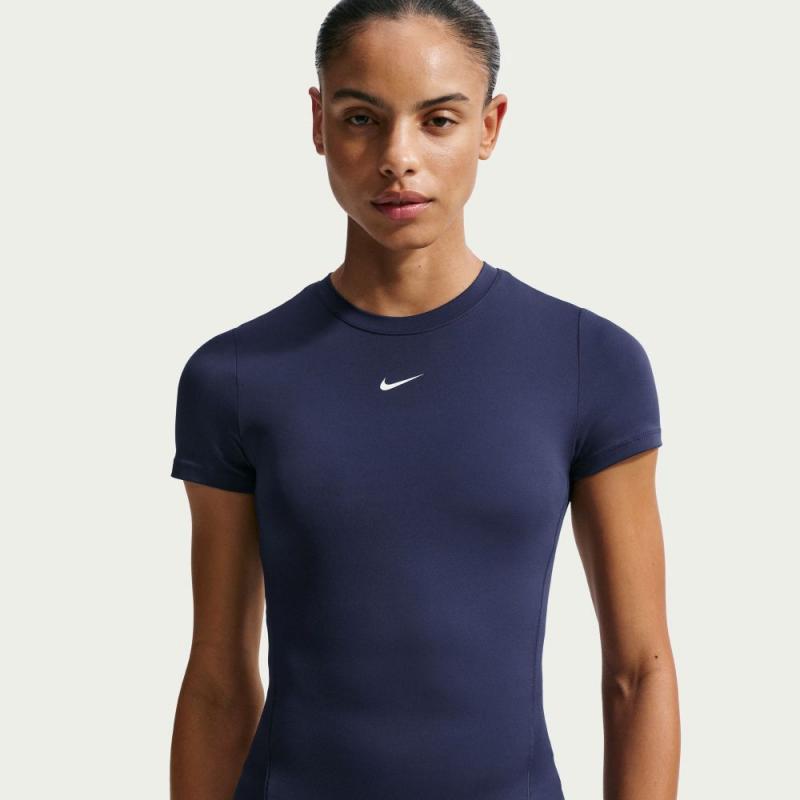 Nike One Fitted T-skjorte Dame Navy