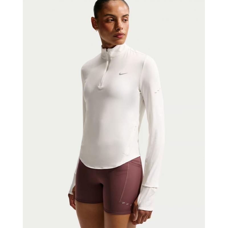 Nike Swift Dri-Fit Langermet Trøye m/glidelås Dame Hvit - Bilde 2