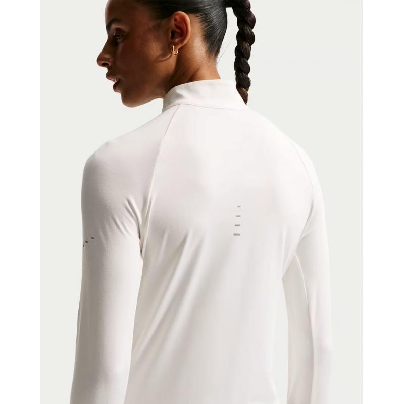 Nike Swift Dri-Fit Langermet Trøye m/glidelås Dame Hvit - Bilde 3
