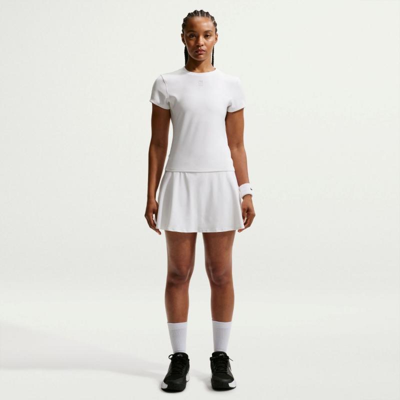Nike Court Advantage T-skjorte Dame Hvit - Bilde 2
