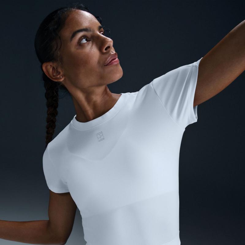 Nike Court Advantage T-skjorte Dame Hvit - Bilde 7