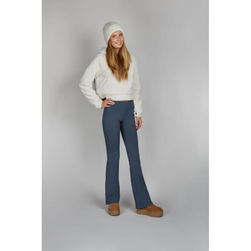 Pantalon Pantalon Flared Tights Woman Blue Grey