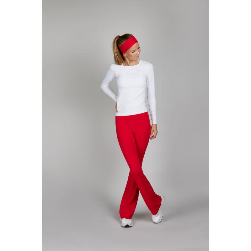 Pantalon Pantalon Flared Tights Woman Fire Red