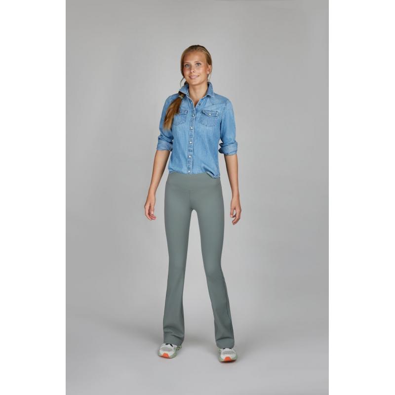 Pantalon Pantalon Flared Tights Woman Olive Green