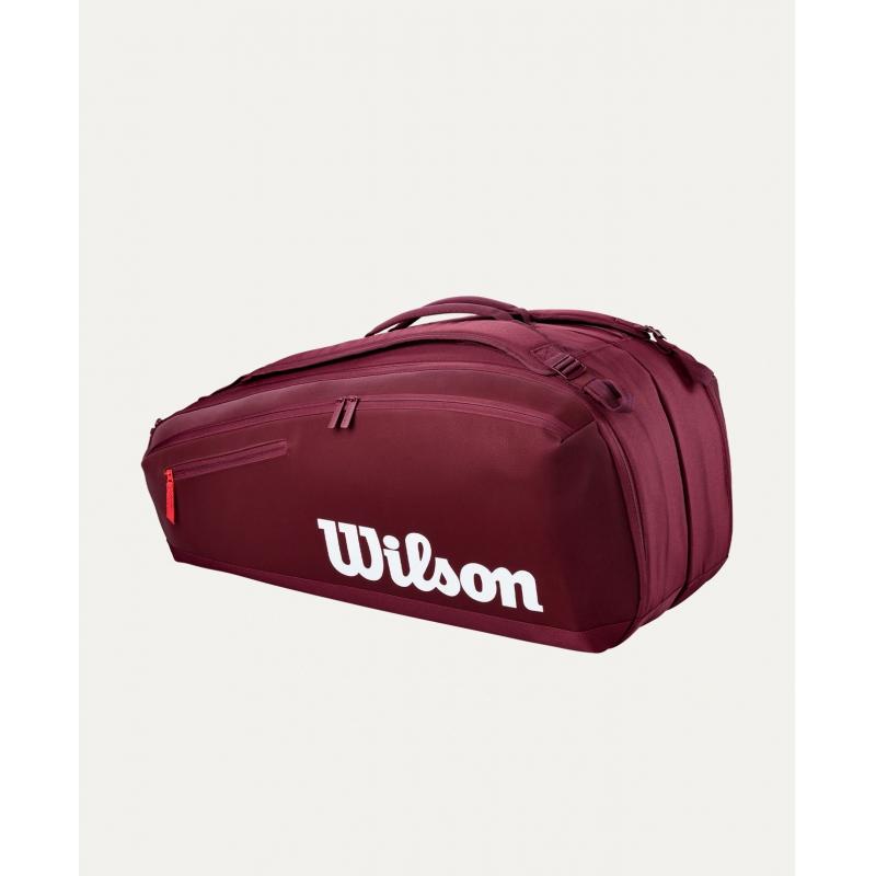 Wilson DEFYER Tennisbag 9pk Burgunder - Bilde 2